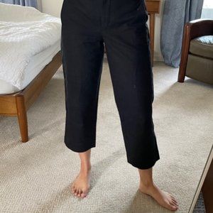 Aritzia Babaton cropped black pants, size 4